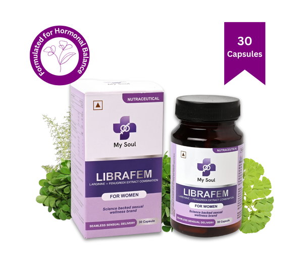 Librafem – Ayurvedic Supplement for Women’s Intimate Wellness, Vitality & Hormonal Balance – 30 Veg Capsules