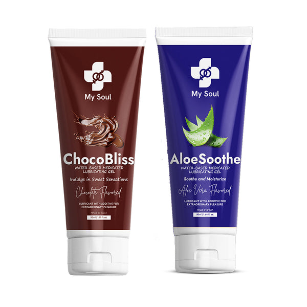 Aloe Vera & Chocolate Water-Based Lube Gel- For Men & Women- 60 ML